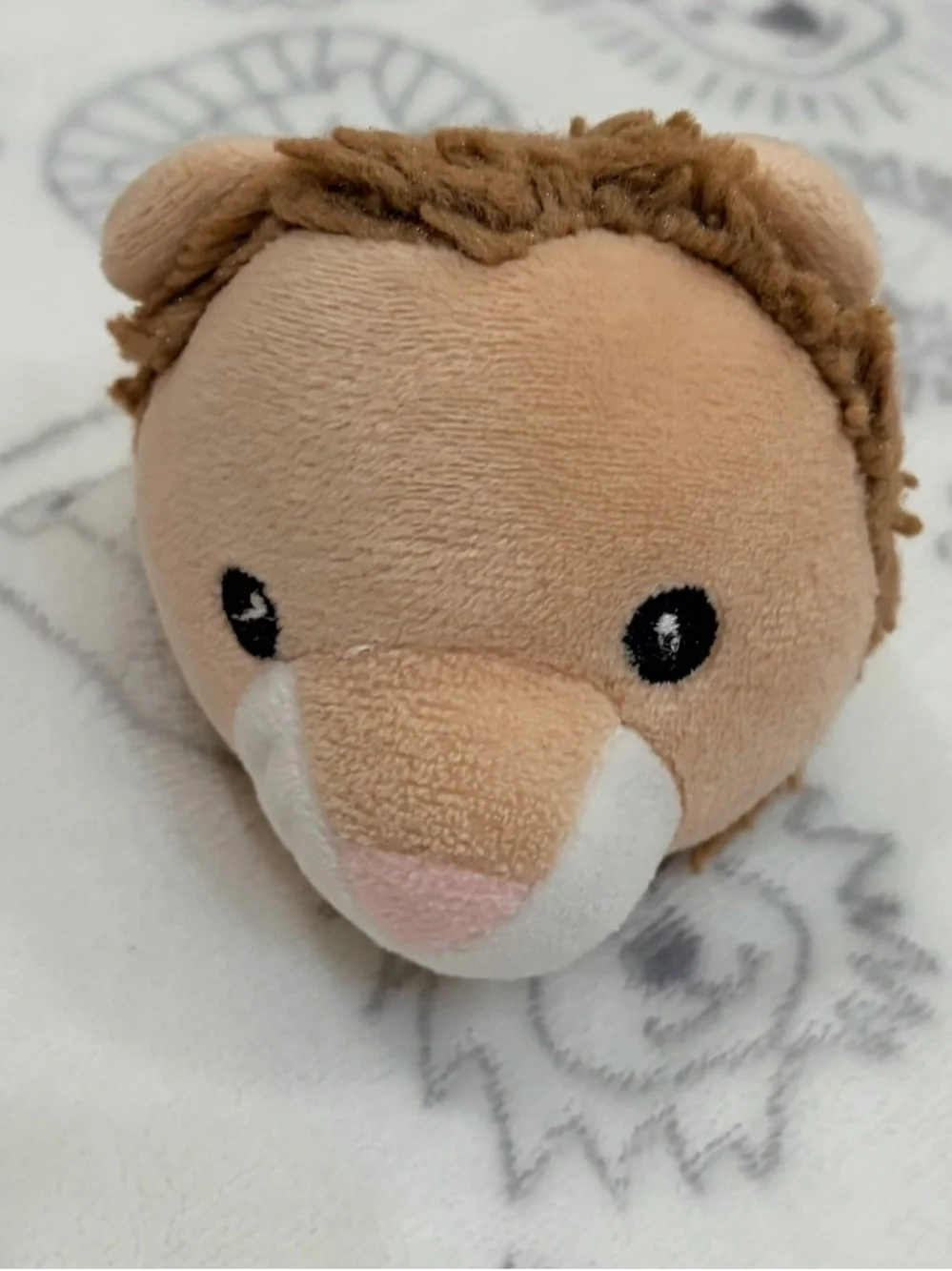 Lila & Jack Lion Lovey Security Blanket Plush Baby Safari Animals Fleece Nursery
